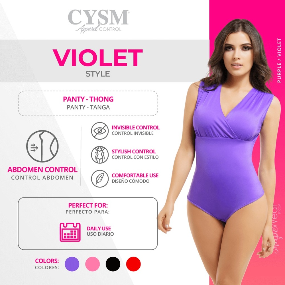 VIOLET - Apparel Body Control by CYSM Thong